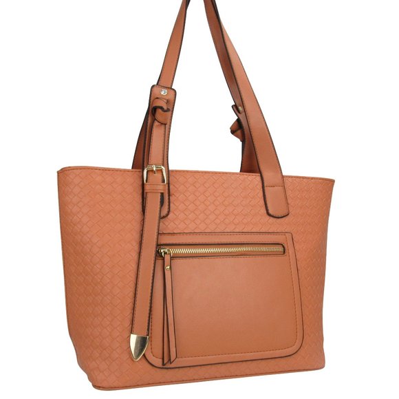 Classic Patterned Tote Bag - Picture 2 of 3